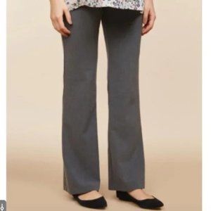 Motherhood Maternity Gray Bootcut Career Trousers Size M Petite